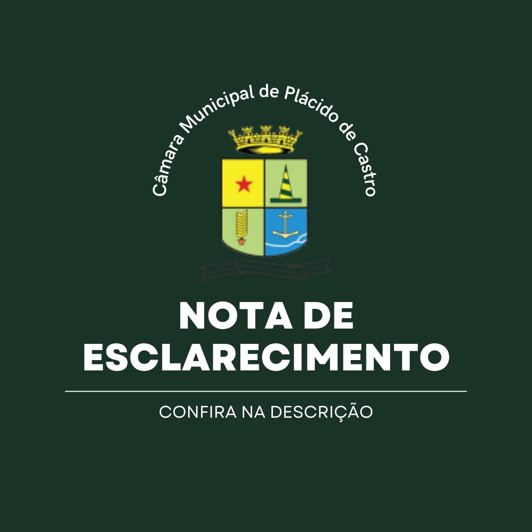 NOTA DE ESCLARECIMENTO